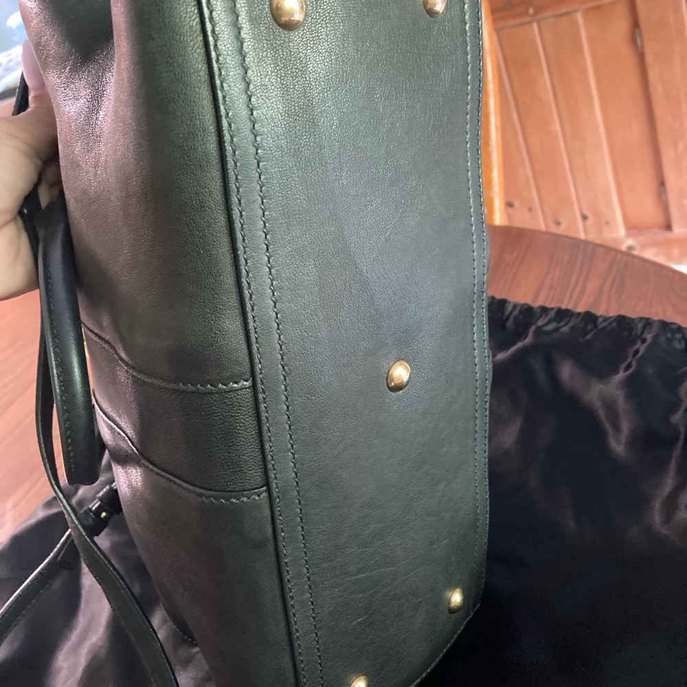 SOLD LABOR YAY SALE! Yves Saint Laurent Y Cabas Black Satchel with Gold Hardware - Picture 10 of 16
